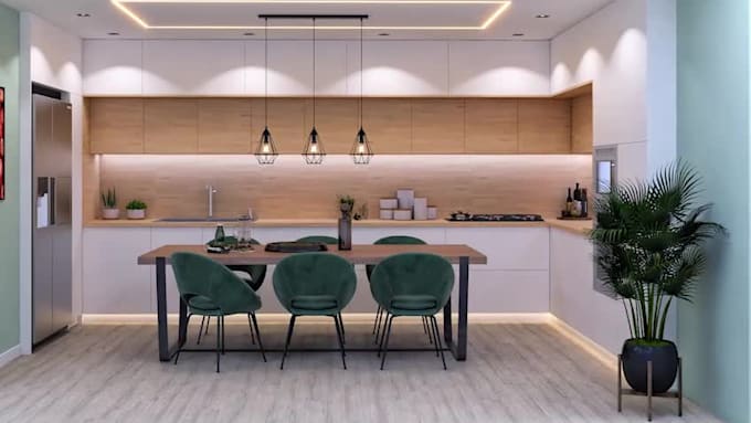 Create kitchen design l outdoor kitchen and barbeque area by Maya ...