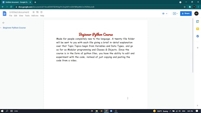 Teach you the basics of python by Ezpython | Fiverr