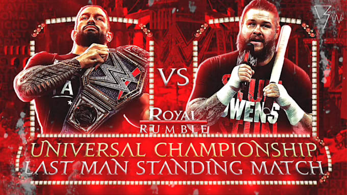 make royal rumble match card