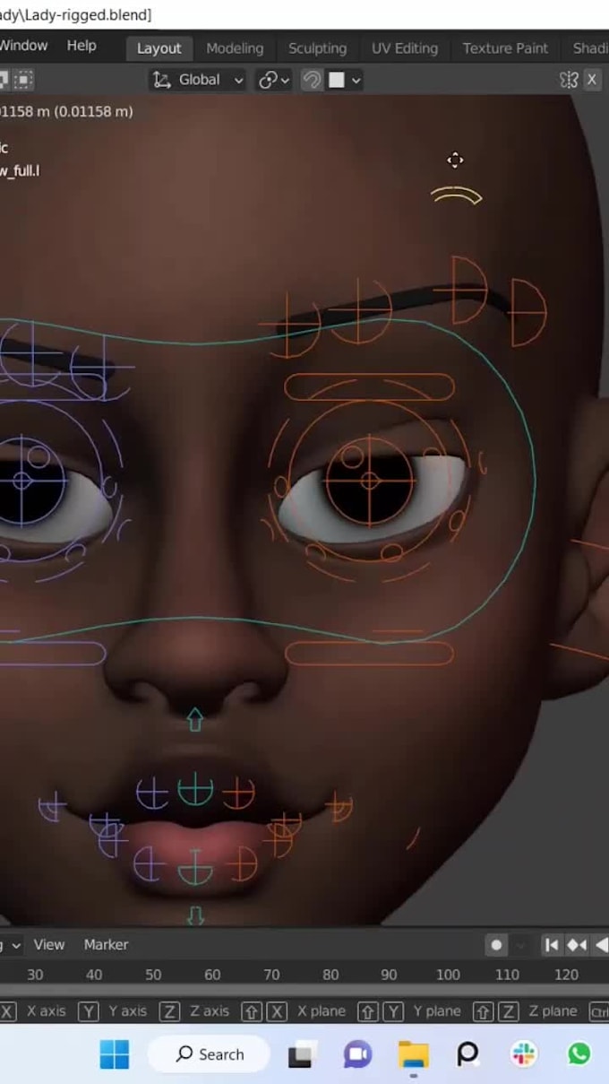 Rig 3d character and animate, 3d character rigging,vrchat rig, vtuber