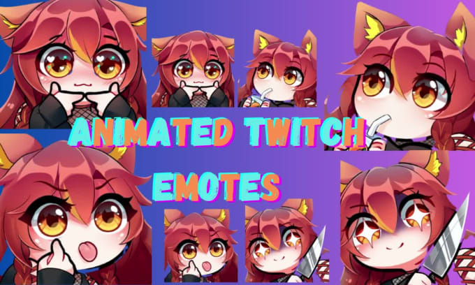 Create Animated Twitch Emotes,animated Emotes For You By Candyknuk 