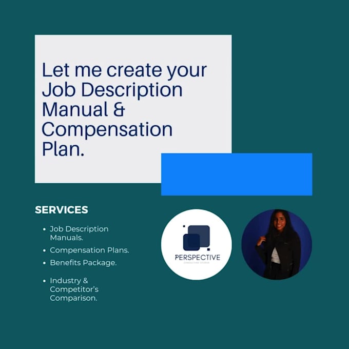 create job descriptions, compensation plans, salary benchmarking, HR management