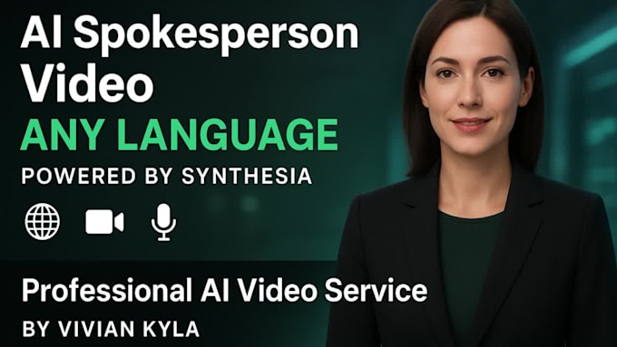 Create a perfect synthesia video for you by Kyla_vivian | Fiverr