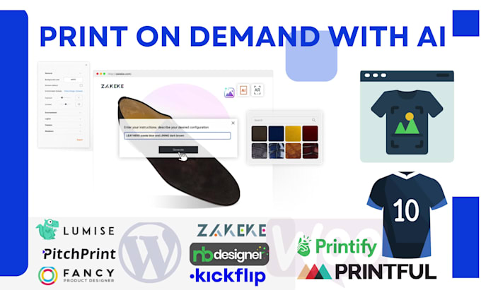 build a wordpress print on demand store with ai product designer