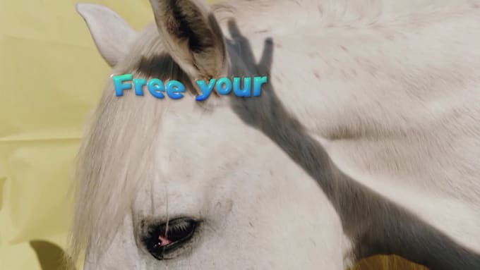 create awesome lyrics video, 4k for free