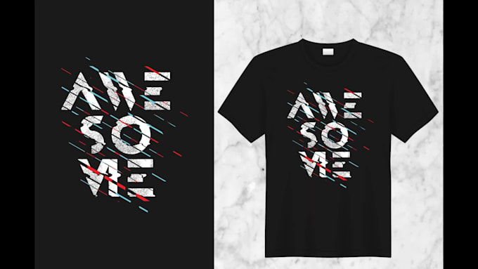 do graphic t shirt design and typography t shirt design