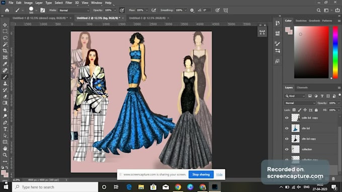 do digital illustration for fashion design art