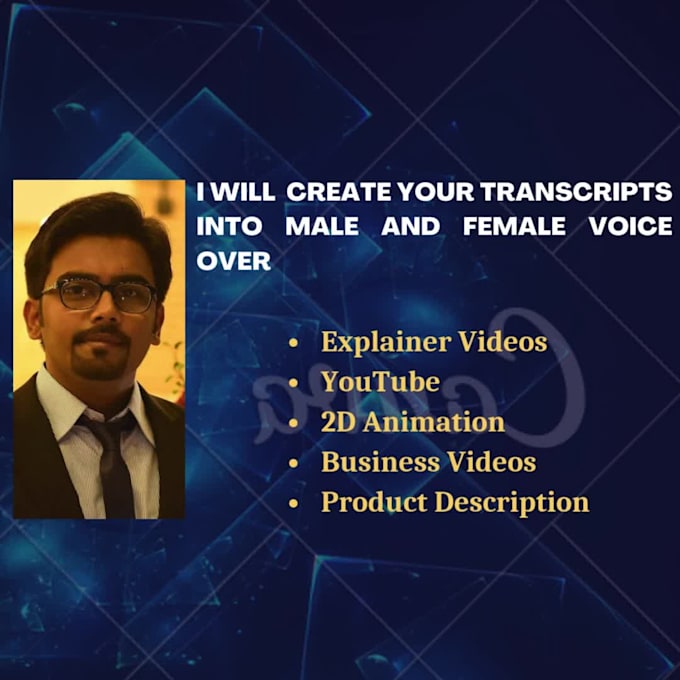 create professional male and female ai voice over