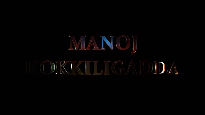create title animation for movie and more