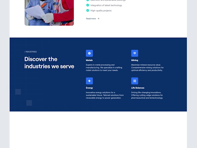 construction website construction company plumbing website architecture website