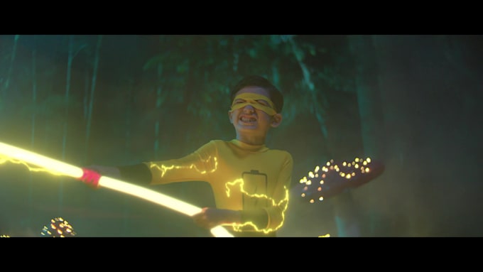 create electricity fx for your shot