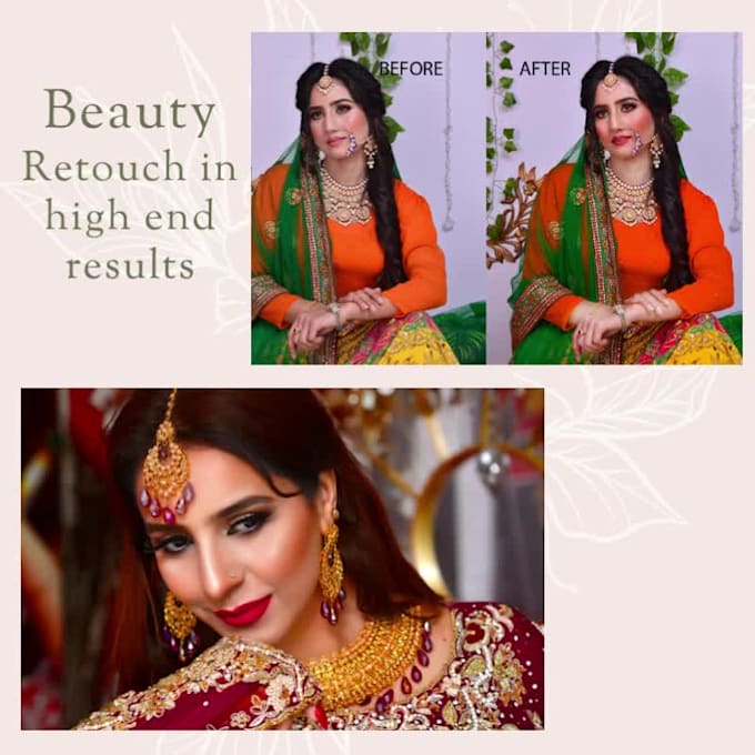 premiere photoshop beauty, fashion editing services