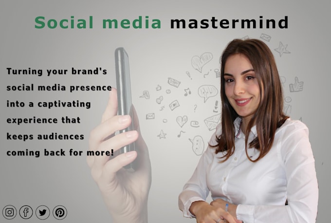 be your social media marketing manager
