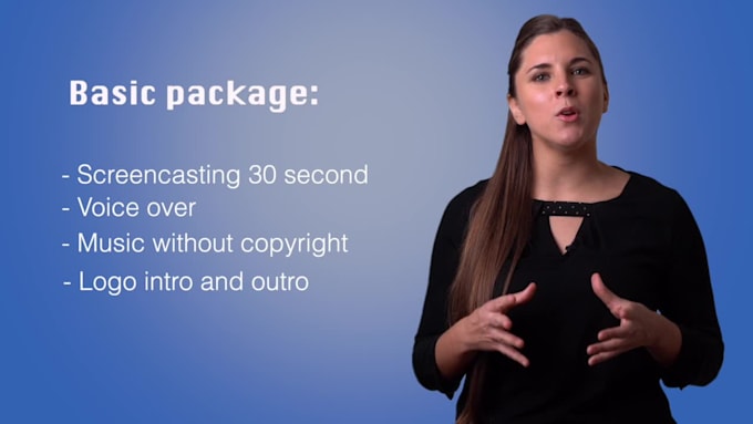 provide a screencast explicative video in spanish