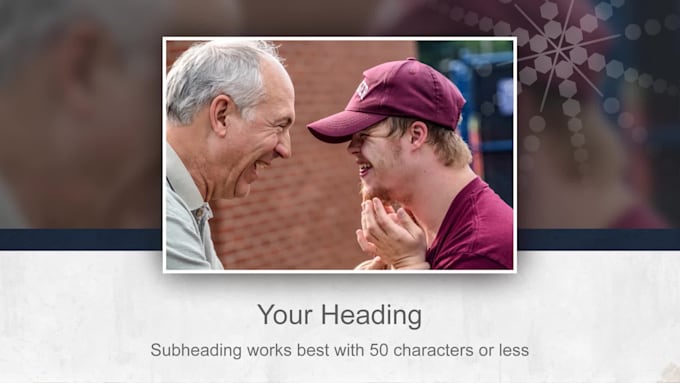 Top 10! I will create a picture slideshow for fathers day  for $5