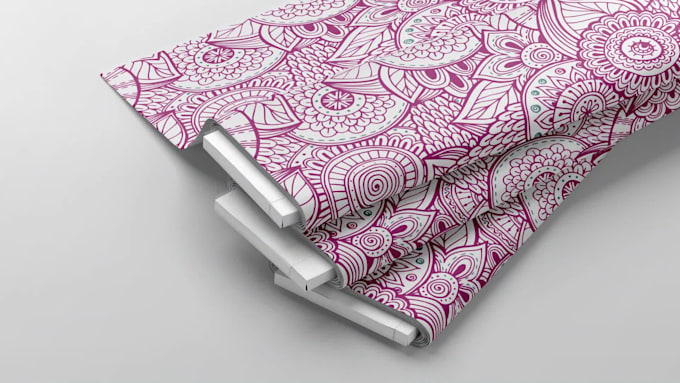 Professional custom pattern designs for textile clothing packaging ...