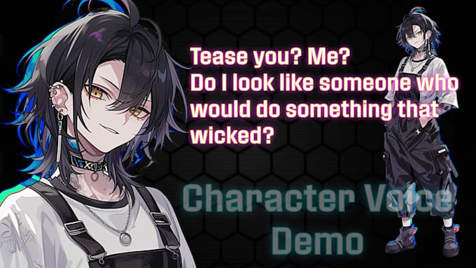 voice your character with emotional depth and bring them to life