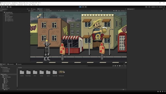 develop 2d mobile game, PC and steam game with unity