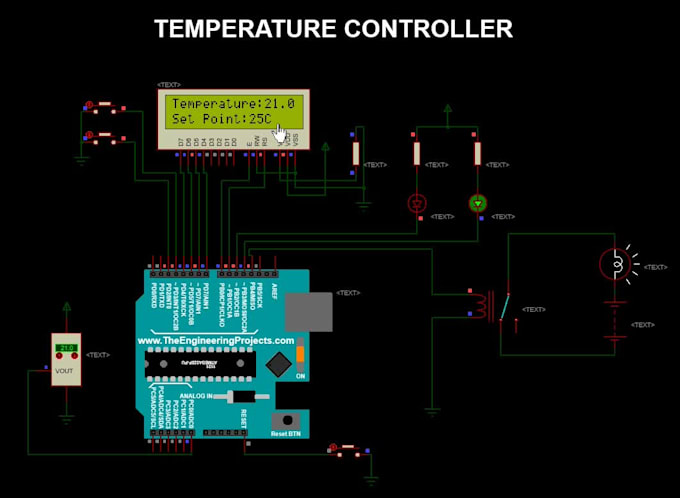 design circuit and pcb in proteus arduino simulation and schematic