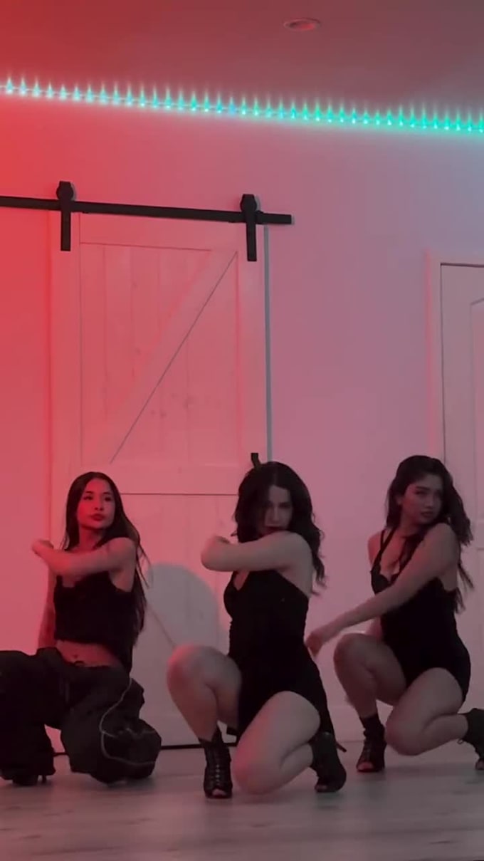 create a high quality tik tok dance video and choreography in 4k