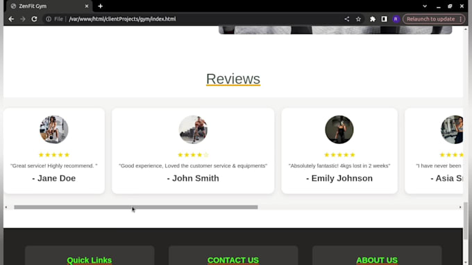 Build custom websites and portfolios with html css js by Ann_veronica ...