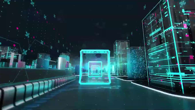 create 3d blockchain animation, 3d explainer video, 3d product animation