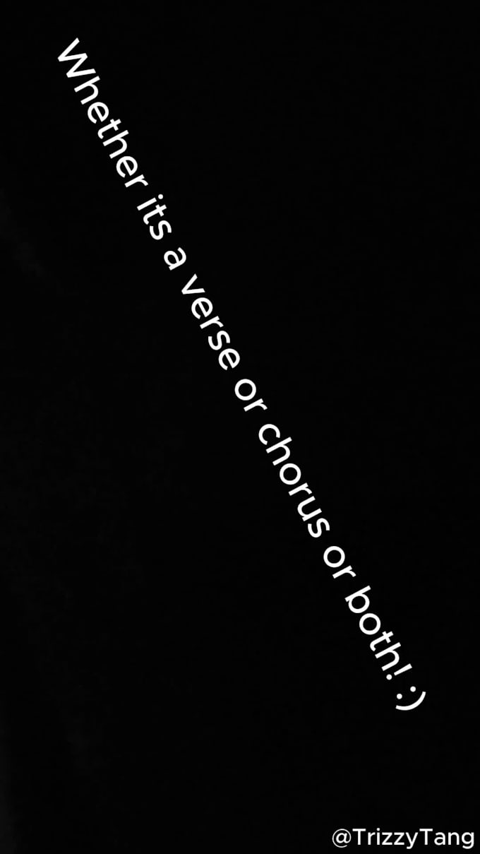 record a verse and or chorus for you
