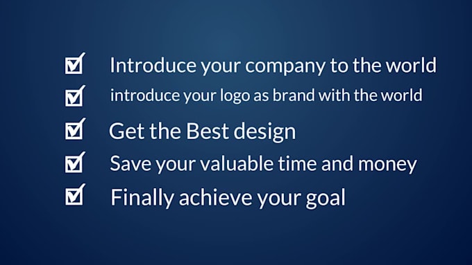create an awesome and unique logo design