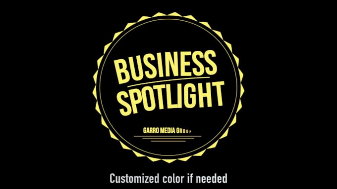 custom logo or text typography animation