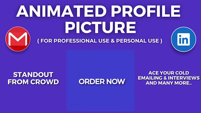 do animated gmail profile pictures for corporate, individual