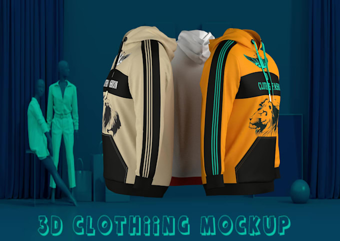 provide the clothing sewing pattern, 3d mockup, tech pack