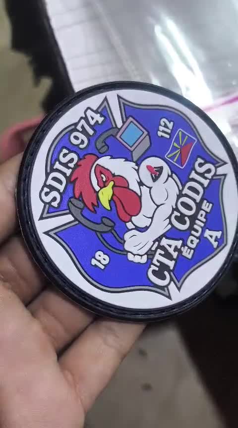 create custom pvc patch personalized logo