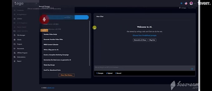 build chat gpt ai app for creative writing tools using gpt4 gpt4o ai chatbot