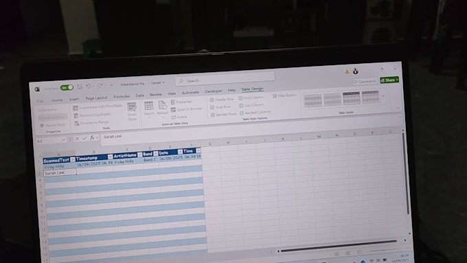 create a professional excel attendance tracker