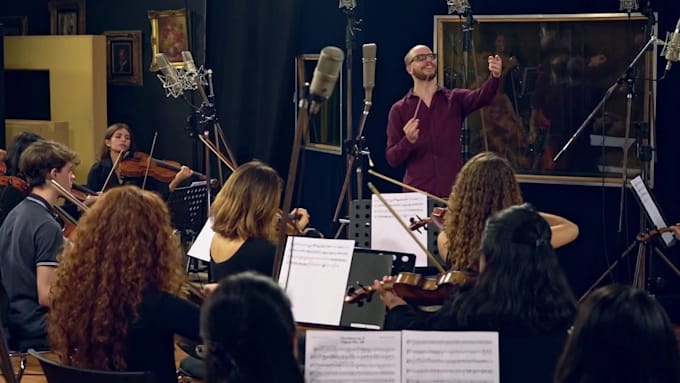record a professional orchestra
