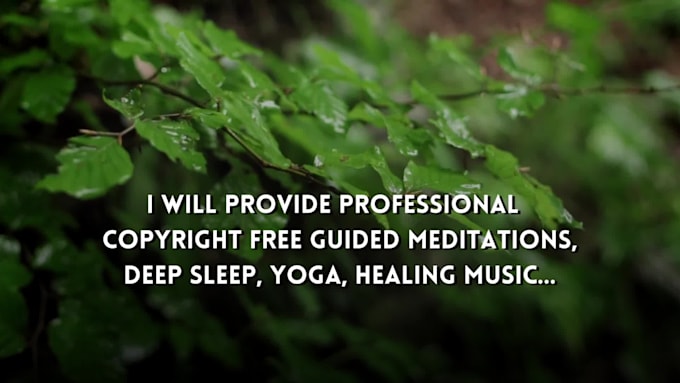 provide professional guided meditations music for you