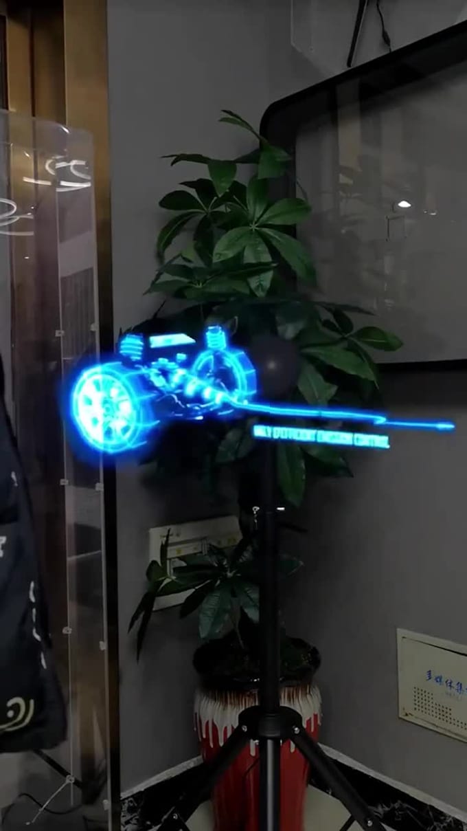 do 3d hologram fan, 3d hologram product, 3d hologram animation, hologram fan