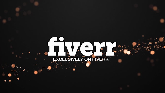 Design this stunning video intro logo reveal by Kingmedia | Fiverr