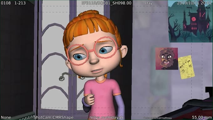 do 3d animation in blender or maya with any style animation