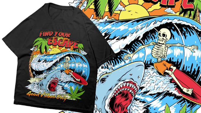 make awesome tshirts design for clothing merchandise brand