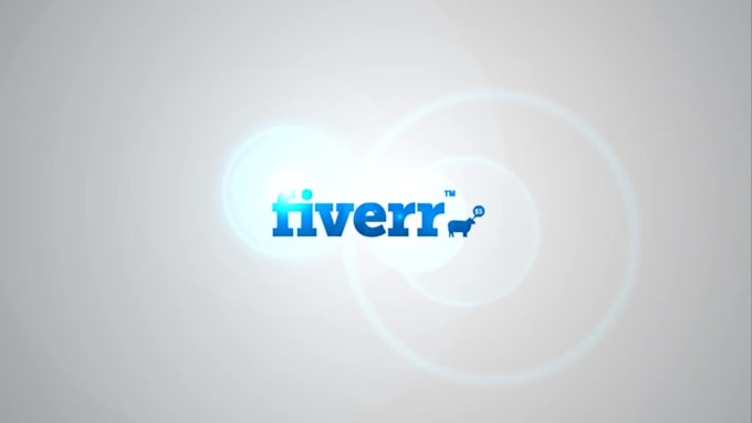 create a particle based elegant video intro for your logo