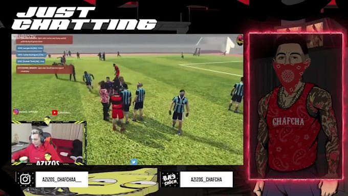 design an animated custom stream pack