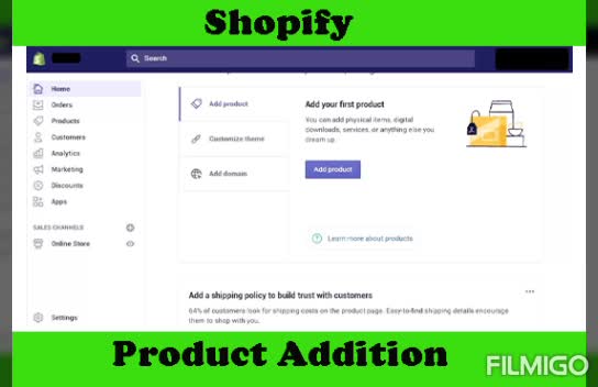 set up a shopify store, dropshipping store