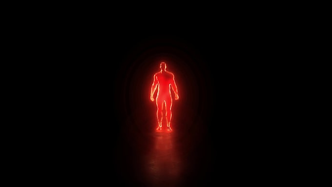 create  3d electric energy hero logo