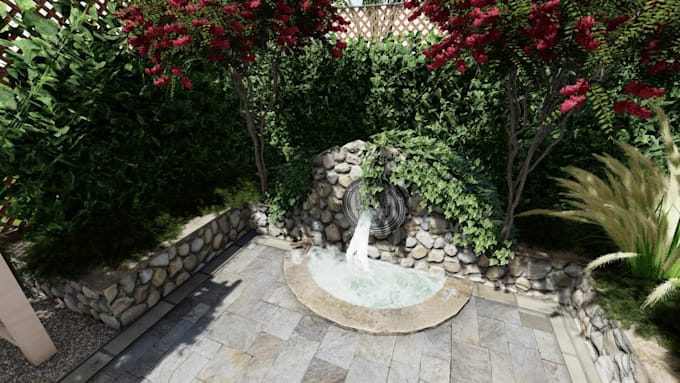 landscape design 3d modeling