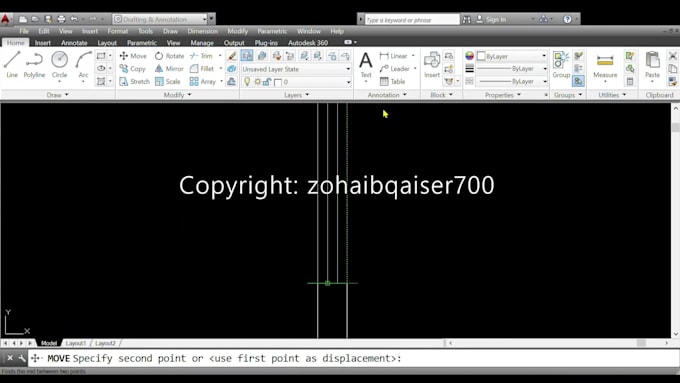 draw home floor plan and design 2d autocad