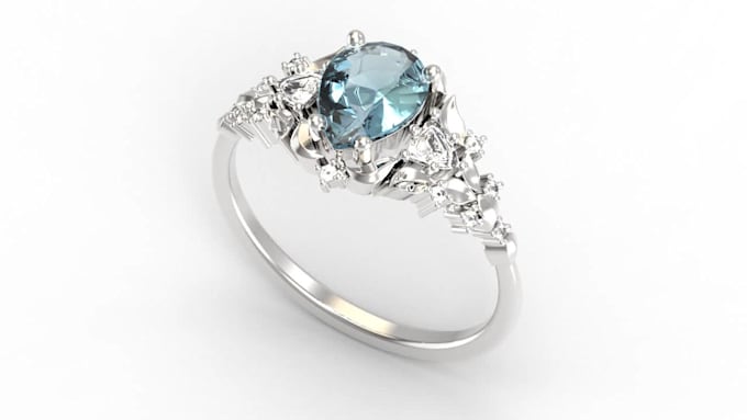 do 360 realistic jewelry animation
