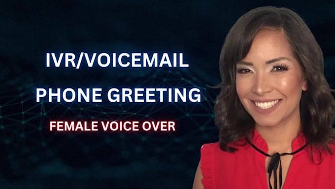 record a custom voice mail, IVR or telephony greeting