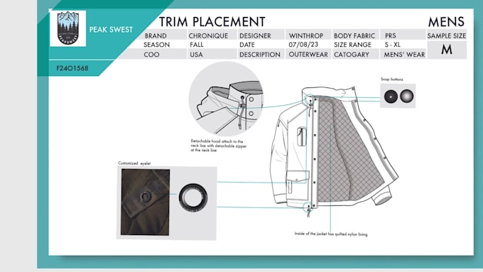 design professional tech packs sportswear and activewear