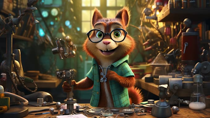 create beautiful cartoon characters using midjourney ai
